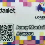 Tarjeta NFC (Cuadros de Colores)